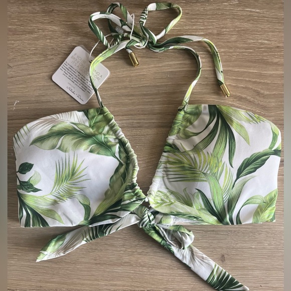 NWT Monday Swimwear SET Swimsuit Bikini Copacabana Top & Palma Bottom Palm Small - Picture 6 of 12